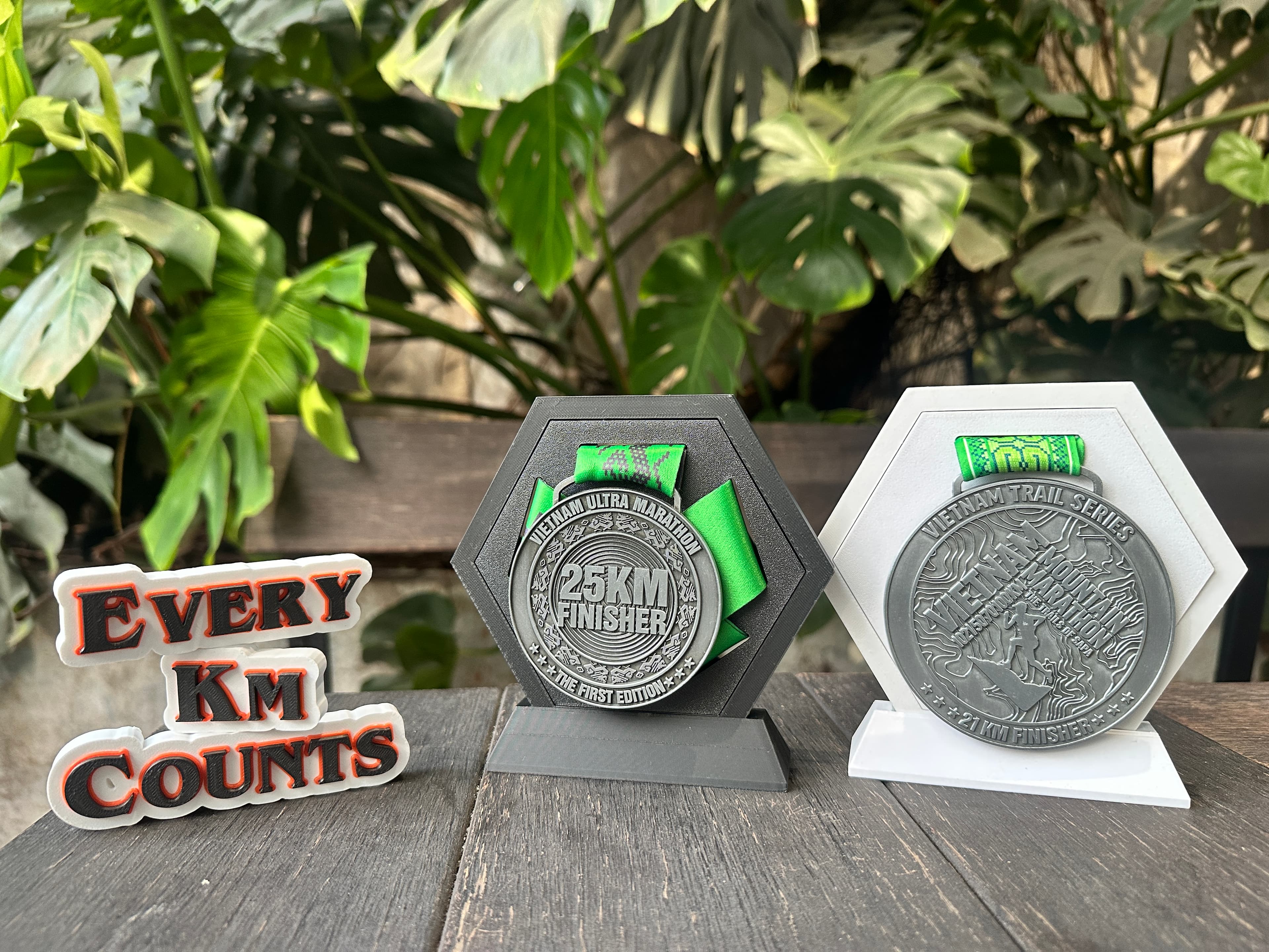 Hexagon Medal Display demo 1