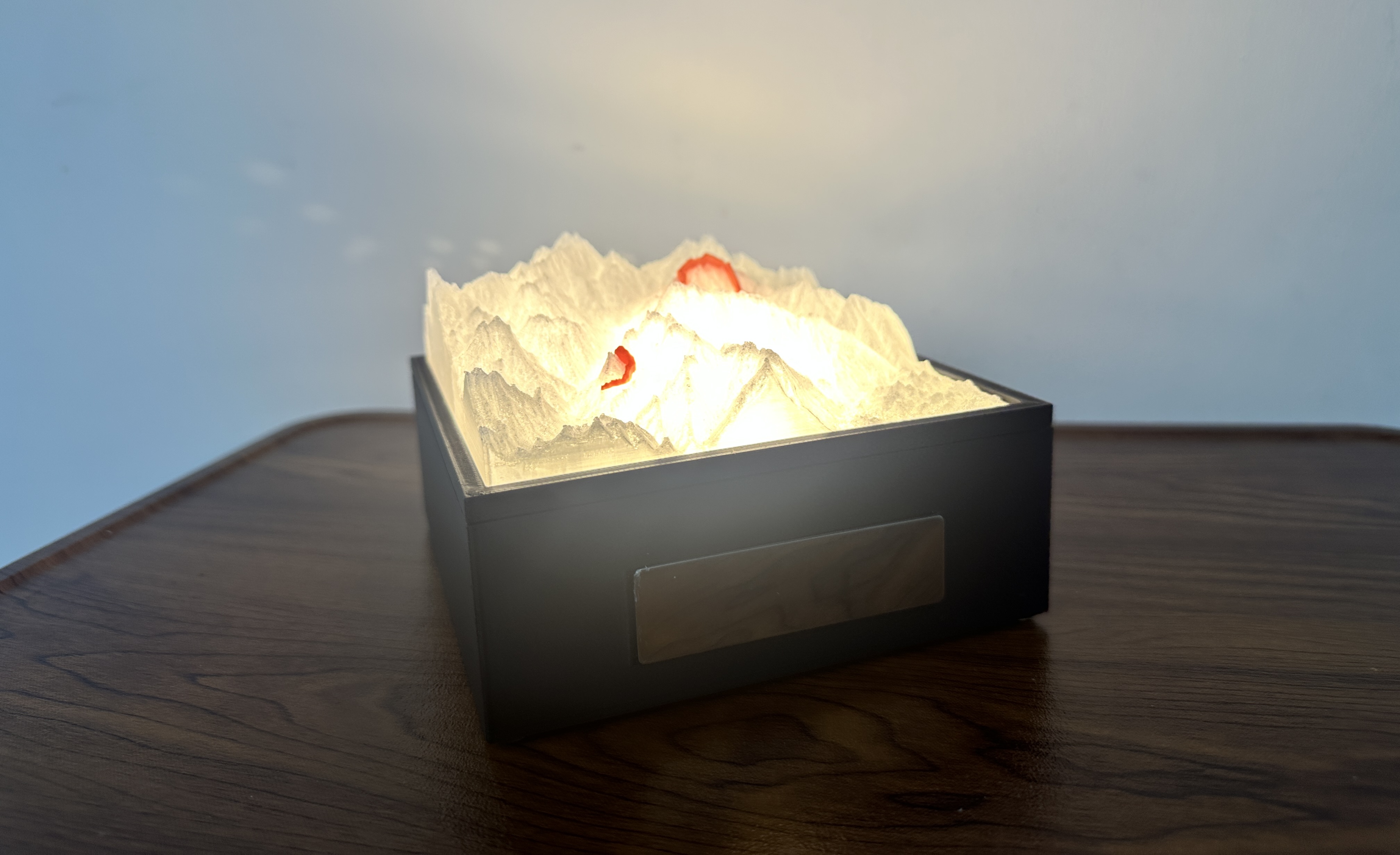 TerraLume - Terrain Map Lamp Box